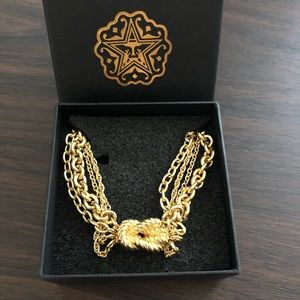 Obey Gold Necklace